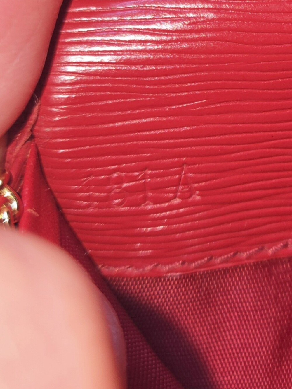 Prada Red Saffiano Vitello Move Wallet Crossbody Bag Id Card Holder With Chain - Picture 16 of 16